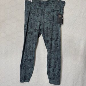 Avia Snake Print Leggings XXL 20 High Rise Recycled Side Pocket